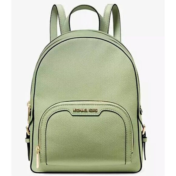 S Michael Kors Jaycee Medium Light Army Green Backpack 35S2G8TB2L NWT $498 - Picture 1 of 8